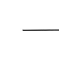 Chain Link Fence 47" High Black Tension Bar for 4' Fences (Pressed Steel)