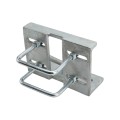 Chain Link 4" Square Truck Bracket For Sliding Gates - Trolley Hanger Bracket (Galvanized Steel) (Other)