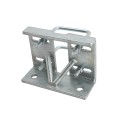 Chain Link 4" Square Truck Bracket For Sliding Gates - Trolley Hanger Bracket (Galvanized Steel) (Other)