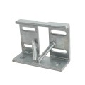 Chain Link 4" Square Truck Bracket For Sliding Gates - Trolley Hanger Bracket (Galvanized Steel) (Other)