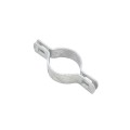 Chain Link 2" (1 7/8" OD) Two-Way Brace Band - 180 Degree Rail End Band (Galvanized Steel)