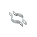 Chain Link 2" (1 7/8" OD) Two-Way Brace Band - 180 Degree Rail End Band (Galvanized Steel)