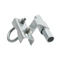 Chain Link 1 5/8" [1 5/8" OD] or 2" [1 7/8" OD] Universal Heavy-Duty Track Bracket (Galvanized Pressed Steel) - UTB-MINI