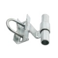 Chain Link 1 5/8" [1 5/8" OD] or 2" [1 7/8" OD] Universal Heavy-Duty Track Bracket (Galvanized Pressed Steel) - UTB-MINI
