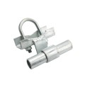 Chain Link 1 5/8" [1 5/8" OD] or 2" [1 7/8" OD] Universal Heavy-Duty Track Bracket (Galvanized Pressed Steel) - UTB-MINI