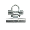 Chain Link 1 5/8" [1 5/8" OD] or 2" [1 7/8" OD] Universal Heavy-Duty Track Bracket (Galvanized Pressed Steel) - UTB-MINI