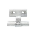 Chain Link 2 1/2" [2 3/8" OD] or 3" [2 7/8" OD] Universal Heavy-Duty Track Bracket (Galvanized Pressed Steel)