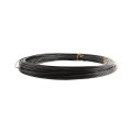 Chain Link Fence Black Utility Tension Wire [6 Gauge] (Vinyl Coated Steel Utility Wire) - 400' Long, 40 lbs.