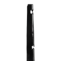 Chain Link 2" [1 7/8" OD] x 1 5/8" Black 3-Strand Vertical Barb Wire Arm - Line Post Barb Arm (Pressed Steel) (Arm)