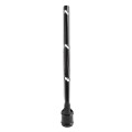 Chain Link 2" [1 7/8" OD] x 1 5/8" Black 3-Strand Vertical Barb Wire Arm - Line Post Barb Arm (Pressed Steel) (Arm)