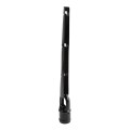 Chain Link 2" [1 7/8" OD] x 1 5/8" Black 3-Strand Vertical Barb Wire Arm - Line Post Barb Arm (Pressed Steel) (Arm)