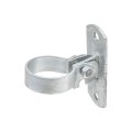 Chain Link Wall Mount Brace Band Adapter for Chain Link Fence Pipe (2" Model Shown As Example)