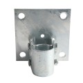 Wall Mount Chain Link Fence Gate Butt Hinge - Hot Dip Galvanized