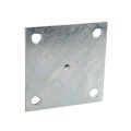 Wall Mount Chain Link Fence Gate Butt Hinge - Hot Dip Galvanized