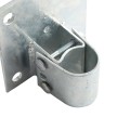 Wall Mount Chain Link Fence Gate Butt Hinge - Hot Dip Galvanized