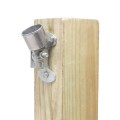 Chain Link Fence Top Rail Wall Mount Rail End for 1 3/8" Top Rail Chain Link Fence