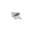 Chain Link 1 5/8" x 6" Wooden Fence to Post End Adapter (Galvanized Pressed Steel)
