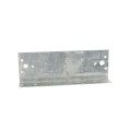 Chain Link 2 1/2" [2 3/8" OD] x 8" Wooden Fence to Post Line Adapter (Galvanized Pressed Steel)