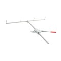 Chain Link Weave Warden Fence Panel Jack Stretcher Tool Kit (2 1/2' Long Hardened Type B Bar and 30" Fence Rake Stretcher Bar Included) - WWPJ-B-30-30 (Tools)