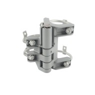 Chain Link Gray Self-Closing Spring Universal Gate Hinge (1 3/8