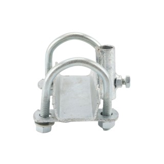 Chain Link Heavy Duty Track Wheel Bracket 2 U Bolts for (1 5/8 or 1 7/8 ...