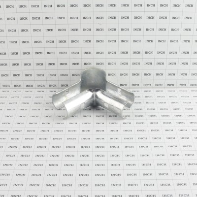 Chain Link 2" [1 7/8" OD] Post x 1 3/8" Rail - Corner Line Rail Clamp ...