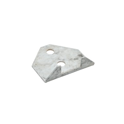 Chain Link Wall or Wood Post Mount Bracket for Spring Latch (Hot Dip ...