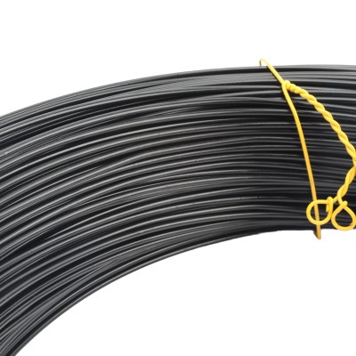 Chain Link Fence Black Utility Tension Wire [9 Gauge] (Vinyl Coated ...