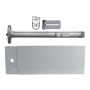 Chain Link DAC Standard Exit Bar Kit with 48" Detex Advantex Alarmed Bar with 12" Tall Silver Plate