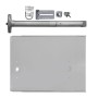 Chain Link DAC Premium Exit Bar Kit with 48" Detex Advantex Bar with Electric Latch Retraction & Silver Plate