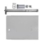 Chain Link DAC Premium Exit Bar Kit with 36" Detex Advantex Alarmed Bar with Silver Plate
