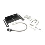 Chain Link DAC Mounting Bracket for Electric Strike w/ Conduit & Connectors (Black) - 11150-B