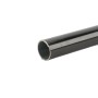 Chain Link Black 3' Long x 1 3/8" Round Residential Fence Pipe Tubing [0.065" Wall] (Black Powder-Coated Steel)