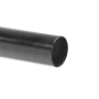Chain Link Black 5' Long x 1 3/8" Round Residential Fence Pipe Tubing [0.065" Wall] (Black Powder-Coated Steel)