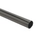 Chain Link Black 6' Long x 1 3/8" Round Residential Fence Frame Tubing [0.065" Wall] (Black Powder-Coated Steel)