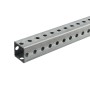 Telspar 1 3/4" x 1 3/4" Square Sign Post with Holes 7' Long 12 Gauge (Pre-Galv Plus G90)
