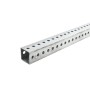 Telspar 2 x2" Sqaure Sign Post with Holes 7' Long 12 Gauge (Pre-Galv Plus G90)
