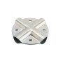 4 Way Connector Bracket Bolt on Bracket for 1 3/8" x 1 3/8" Round Post