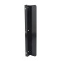 Chain Link DAC 24" Tall Gate Latch Protector for 2" Posts (Black)