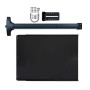 Chain Link DAC Standard Exit Bar Kit with 48" Detex Value Series Bar with Electric Latch Retraction & Black Plate