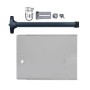 Chain Link DAC Superior Kit with 36" Detex Value Series Exit Bar with Switch & Silver Plate