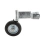 Chain Link Fence 360 Degree Swivel Swing Gate Wheel (6" Solid Rubber Wheel) for 1 5/8" Gate Frame