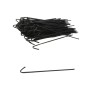 Chain Link 12" Long Black Fence Ties [100 Quantity] for 4" [4" OD] Posts - Fence Ties (Aluminum) - ATIE4B
