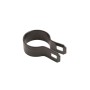 Chain Link 1 5/8" Black Beveled Brace Band - (Galvanized Steel)