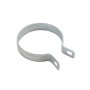 Chain Link 3 1/2" [3 1/2" OD] Beveled Brace Band [12 Gauge] - Rail End Band (Galvanized Steel)