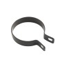 Chain Link 3 1/2"  Beveled Black Brace Band [12 Gauge] - Rail End Band (Galvanized Steel)