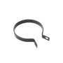 Chain Link 4 1/2" Black Brace Band [12 Gauge] - Rail End Band (Galvanized Steel)