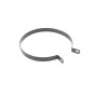 Chain Link 8 5/8" Beveled Black Brace Band [12 Gauge] - Rail End Band (Galvanized Steel)