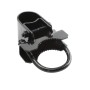 Chain Link 2 1/2" [2 3/8" OD] Black Bulldog Industrial Gate Hinge - Butt Hinge (Pressed Steel)
