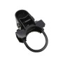 Chain Link 3" [2 7/8" OD] Black Bulldog Industrial Gate Hinge - Butt Hinge (Pressed Steel)